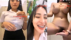 คลิปปลดล็อค MLive นักศึกษาเข้าห้องน้ำห้างสรรพสินค้า เปิดเต้านมใหญ่มากให้แฟนคลับดู
